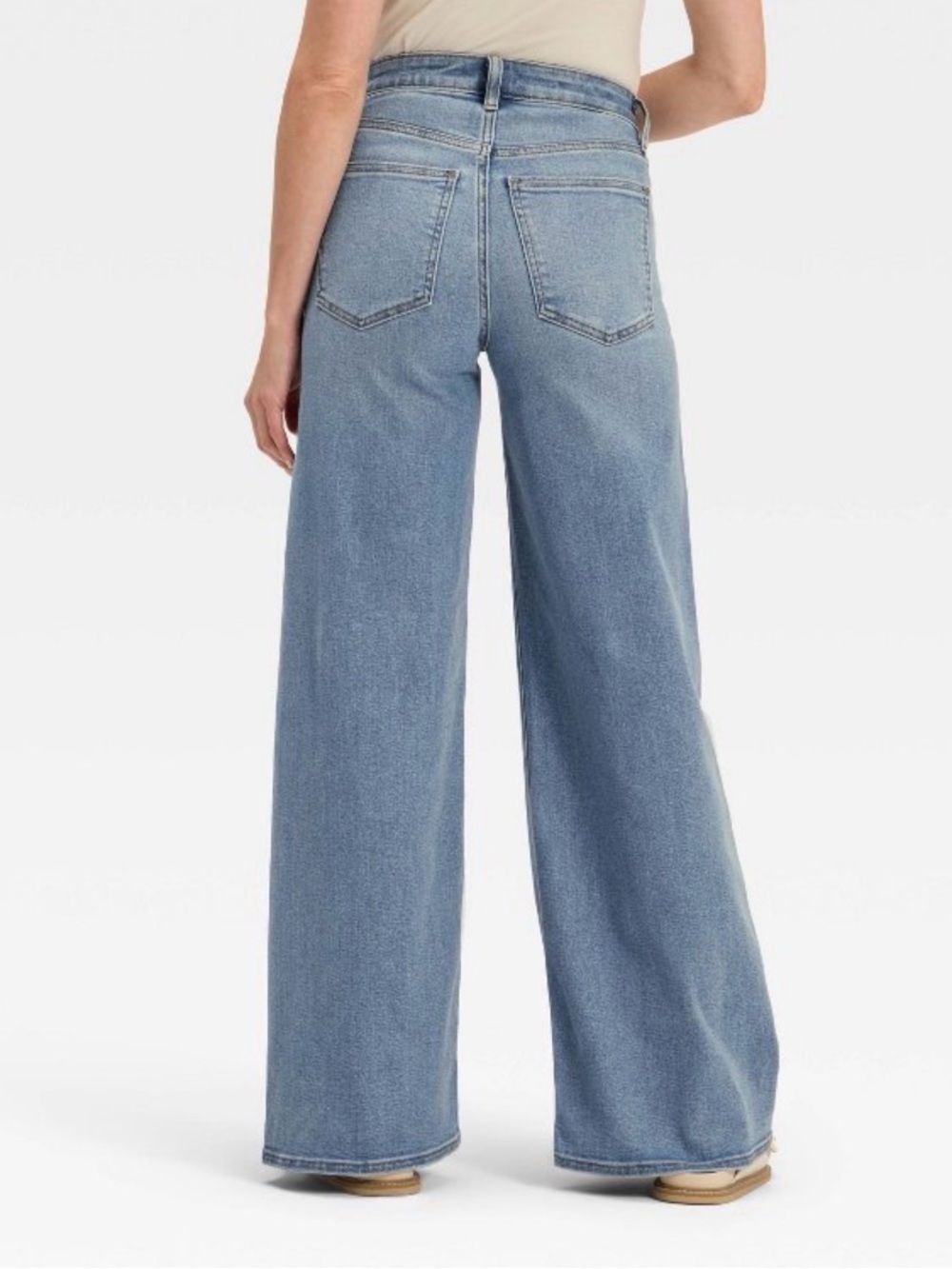 Universal Thread Medium Wash Wide-Leg High-Rise Jeans Brand NWT size 2R - Picture 2 of 12